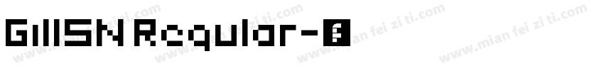 GillSN Regular字体转换